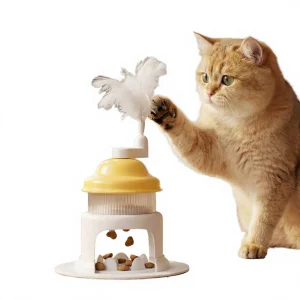 Rotating Ice Shaver Cat Puzzle Toy