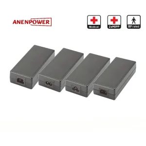 24V 7.5A Desktop Medical Power Adapter 2*Mopp Switching Power Supply IEC/UL 60601 UL CE Ukca Rcm Certified
