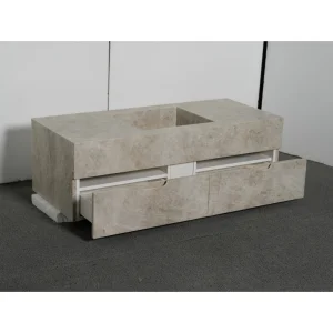 SH STONE Modern Design Taj Mahal Quartzite Bathroom Vanity