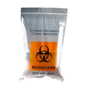 95kpa Medical Biohazard Bags Lab 95kpa Specimen Transport Bag with Pocket
