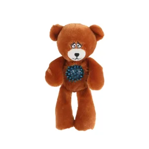 OEM Bear-Shaped Interactive Dog Toy with TPR Ball and Sound Feature Manufacturer, Factories