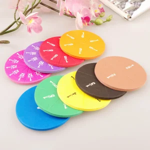 Kids Math Toy Fraction Set
