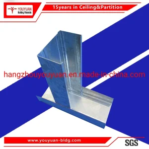 Drywall Galvanized Steel Stud and Runner Gypsum Metal Wall Stud and Track (SFS)