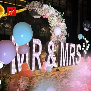 China Stainless Steel Marquee Letters for High-End Malls and Brands