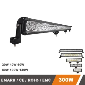 300W 47.2" High Power IP67 4 Inch 12V LED Truck Light Bar Offroad with EMI Class 16 for Vehicle