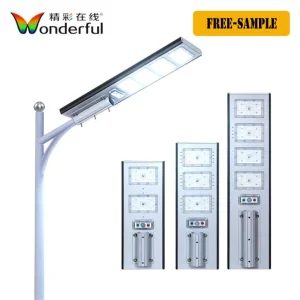 Slim Modern Design Landscape Accent Lighting All in One Solar Street Light