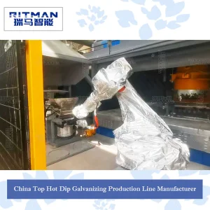 Automated Hot Zinc Plating System for Small Metal Parts