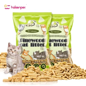 Biodegradable Plant Pine Wood Kitten Litter Cat Litter