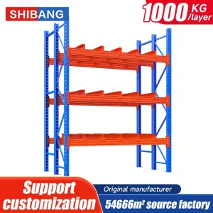 Heavy Duty Racks System Customized High Density Narrow Aisle Metal Warehouse Shelf Storage Pallet Racking Supply