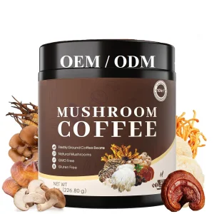 OEM ODM Lion Mane Ashwaganda Coffee Supplement