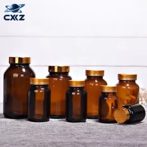 Amber Pill Bottles