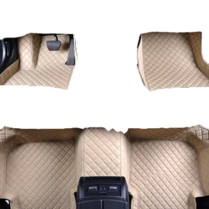 Ventas Directas del Fabricante Diseño de Moda de Lujo Alfombrilla de Coche de Cuero Personalizada Impermeable 5D