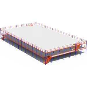 Industrial Warehouse Steel Platform Increase Space Utilization Customized Design Attic Shelves Mezzanine Floor Rack