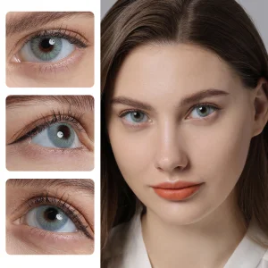 Free Sample MAGISTER Prescription Contact Lenses Myopia Natural Colored Emballage Lentille De Lunettes Contact Lenses with Power