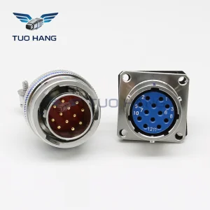 Xce22f12K1p40 Xce22t12z1p40 Circular Connector 12 Pin 22mm Aviation Power Socket