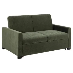 Modern Fabric Sofa Bed with Storage Space 2-in-1 Sleeper Sofa for Small Apartment