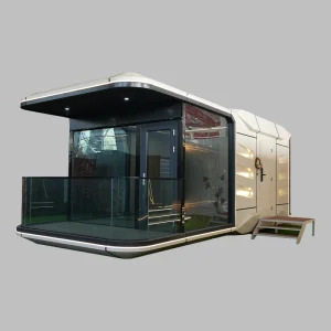 Casa Contenedor con Cocina Moderna y Acogedoras Amenidades de Baño Nuevo Apartamento Móvil Tipo Cápsula Espacial Dormitorio 2025 Casa Contenedor Prefabricada de Lujo y Pequeña