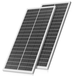 Solar Panels 100 Watt 12 Volt High-Efficiency Monocrystalline PV Module Power Charger for RV Marine Rooftop Farm Battery