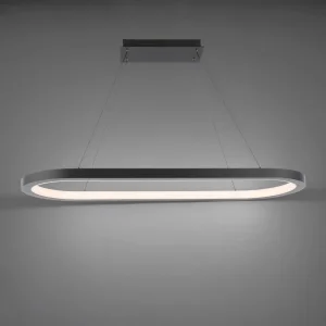Minimalist Oval Ring LED Pendant Light