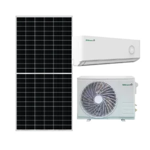 Dust-Filter Dehumidifying Solar Power Air Conditioner with Wi-Fi