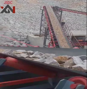 Heavy-Duty Belt Conveyor System for Streamlined Material Transport