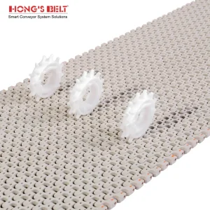 Hongsbelt Perforated Plastic Conveyor Modular Belt for Food Processing Line