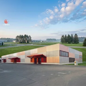 Custom Design Corrosion Resistant H Beam Steel Building for Commercial and Agricultural Use