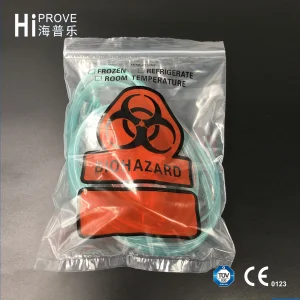 Ht-0729 Various Sizes Biohazard Specimen Transport Bags
