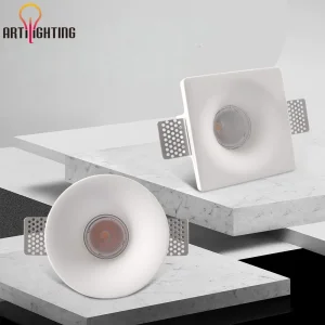 Household Recessed Lamp Trimless LED Ceiling Down Light with GU10 Bulb Replacement