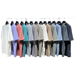 Wholesale Hip Hop Unisex Oversized Acid Wash Vintage T Shirt 100% Cotton Custom