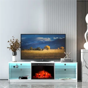 Electric Fireplace TV Console