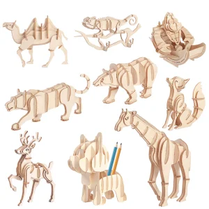 Wooden 3D Puzzle Educational Toys
