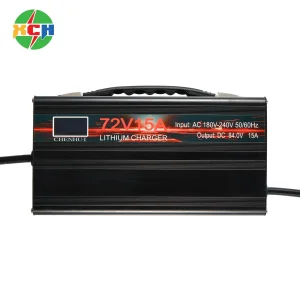 Automatic Shut-off 72V15A Lithium Battery Charger for E-Bikes/Scooters