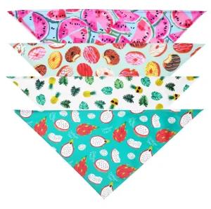 Factory Custom Soft Triangle Pet Bandana for Dogs