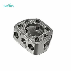 Titanium Artificial Organs Implant Materials Arc-Shaped Cervical Interbody Fusion Cage Apply to Normal Endplate