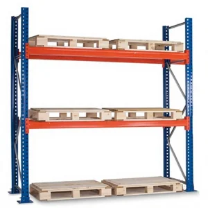 Double Deep Q235B Steel Pallet Rack Multi-Layer Industrial Selective Shelving Racking System Corrosion Protection 10-Year