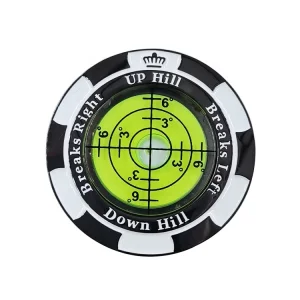 Poker Chip Golf Ball Marker Alignment Tool