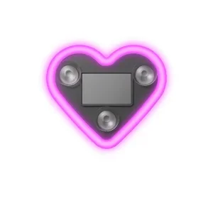 Solar Triangle Window Heart
