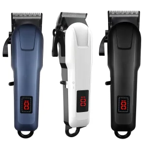 Professional Cordless Hair Clipper with LED Display