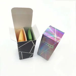 Custom Cosmetic Folding Printed Boxes - Full-Color Printing Cosmetic Paperboard Packaging, Folding Paper Boxes with Printing