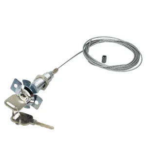 2 Meter Rolling Shutter/Garage Door Emergency Lock with Two Keys Remote Control Electric Garage Universal Lock Core