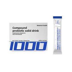 OEM Probiotics &amp; Prebiotics Solid Beverage Adult Gut Health Conditioning Powder High Temperature Processed 2g Per Sachet