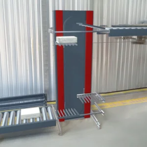 Fork Type Vertical Conveyor with Emergency Stop Function