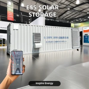 SCU 1Mwh 2Mwh Energy Storage Container BRES Lithium Battery Container With LifePO4 For Off-Grid Solar Power System