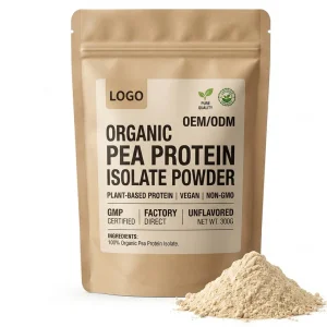 GMP Certified Organic Pea Protein Isolate Powder