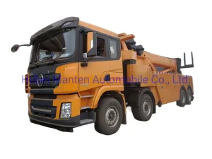 Shacman X3000 50t 30t 30ton 50ton Wrecker Tow Truck with 360 Degree Rotary Crane
