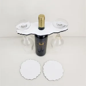 RubySub Wood Wine Rack Sublimation MDF Wine Holder