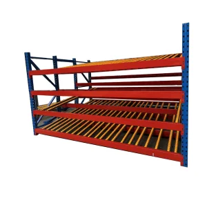 Guichang High Quality Assemble Automated Warehouse Storage Carton Flow Rack With Slide Roller