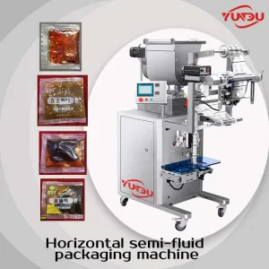 Vertical Semi-Fluid Packaging Machine for Jelly, Honey &amp; Hair Conditioner - High-Viscosity Liquid Filling System with Precision Sealing