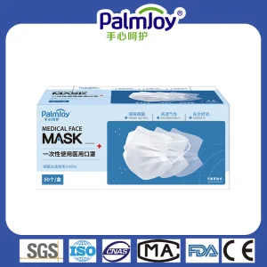 Lista Blanca de Mascarillas Faciales de Calidad Médica 3 Ply Proteger Escuela Familia Mercado Centro Comercial